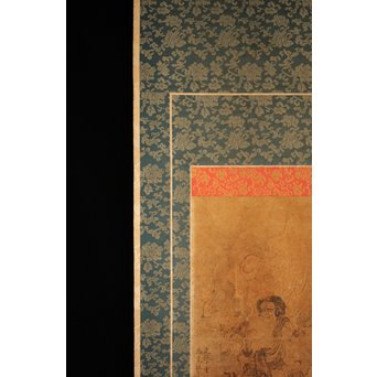 江戸肉筆仏画 不動明王像図 　Z251 