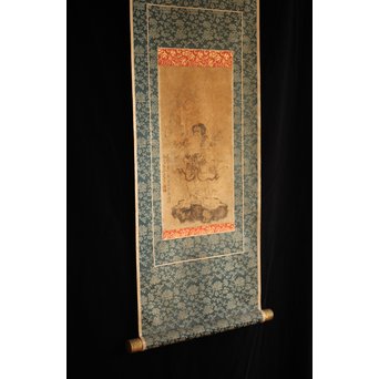 江戸肉筆仏画 不動明王像図 　Z251 