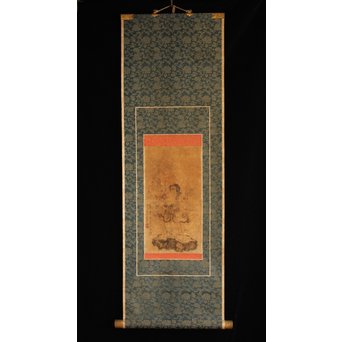 江戸肉筆仏画 不動明王像図 　Z251 