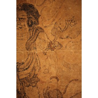 江戸肉筆仏画 不動明王像図 　Z251 