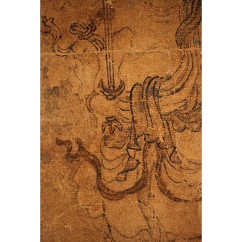 江戸肉筆仏画 不動明王像図 　Z251 