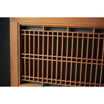 ガラス入 小型筬欄間　R0088 