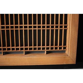 ガラス入 小型筬欄間　R0088 