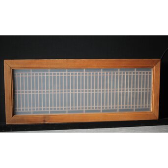ガラス入 小型筬欄間　R0088 