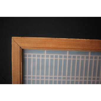 ガラス入 小型筬欄間　R0088 