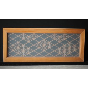 ガラス入 組子小型欄間　R0089 