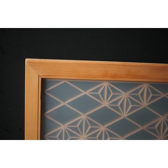 ガラス入 組子小型欄間　R0089 