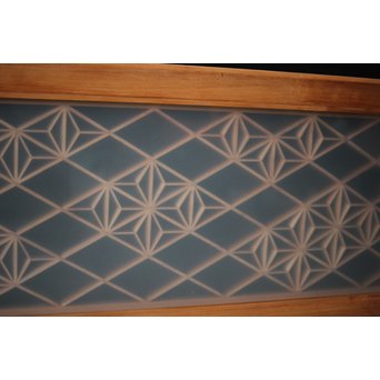 ガラス入 組子小型欄間　R0089 