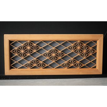 ガラス入 組子小型欄間　R0089