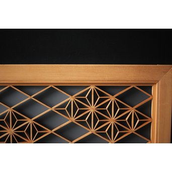 ガラス入 組子小型欄間　R0089 