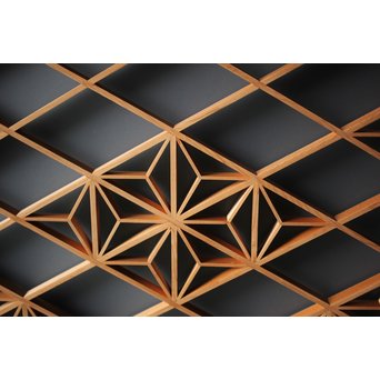 ガラス入 組子小型欄間　R0089 