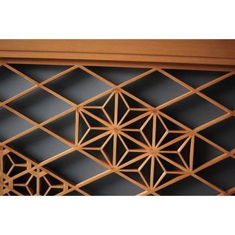 ガラス入 組子小型欄間　R0090 