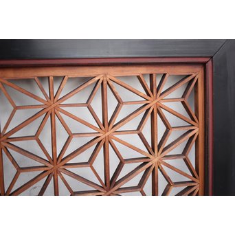 麻ベタ入組子 中型欄間　R0092 