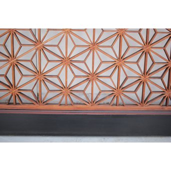 麻ベタ入組子 中型欄間　R0092 