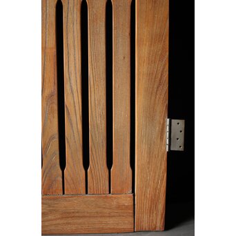 総欅 格子のドア　L1049Y 