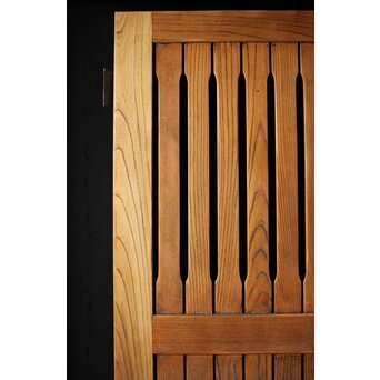 総欅 格子のドア　L1049Y 