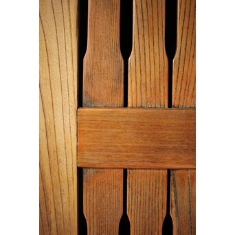 総欅 格子のドア　L1049Y 