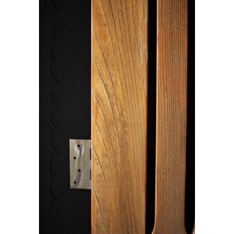 総欅 格子のドア　L1049Y 