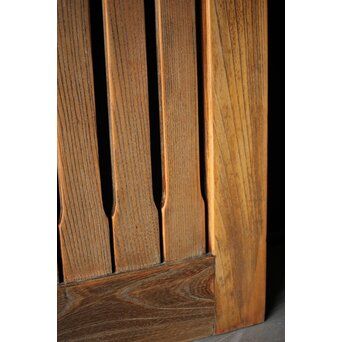 総欅 格子のドア　L1049Y 