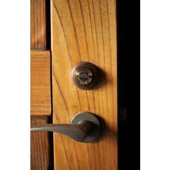 総欅 格子のドア　L1049Y 