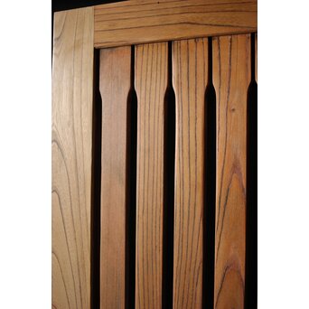 総欅 格子のドア　L1049Y 