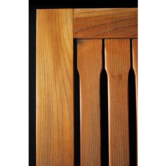 総欅 格子のドア　L1049Y 