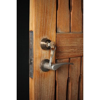 総欅 格子のドア　L1049Y 