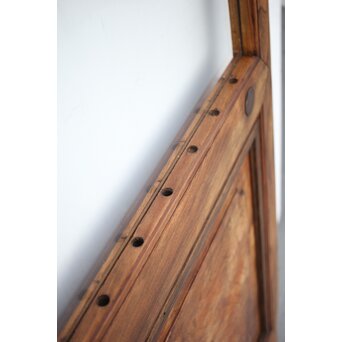 大ガラス 玉杢欅の蔵戸　W033 