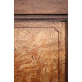 大ガラス 玉杢欅の蔵戸　W033 