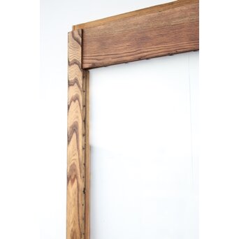 大ガラス 玉杢欅の蔵戸　W033 