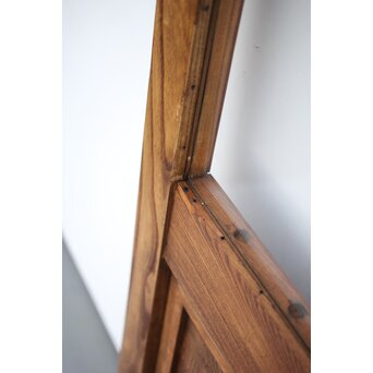 大ガラス 玉杢欅の蔵戸　W033 