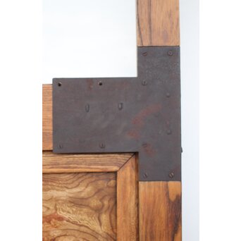 大ガラス 玉杢欅の蔵戸　W033 