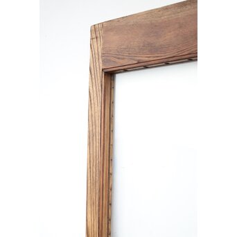 大ガラス 玉杢欅の蔵戸　W033 