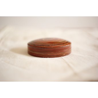 堆漆/乾漆香合　Q270 