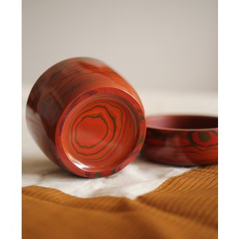 湯浅豊太郎/光悦 堆漆 棗　Q271 