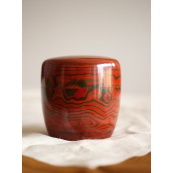 湯浅豊太郎/光悦 堆漆 棗　Q271 