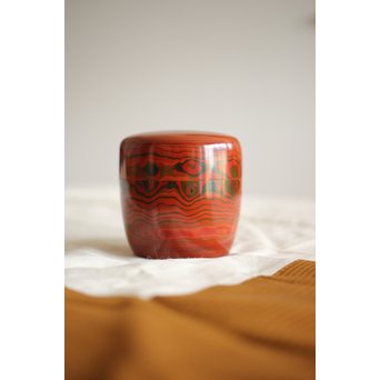 湯浅豊太郎/光悦 堆漆 棗　Q271 