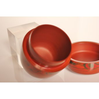 湯浅豊太郎/光悦 堆漆 棗　Q271 