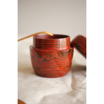 湯浅豊太郎/光悦 堆漆 棗　Q271 