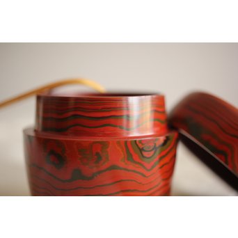 湯浅豊太郎/光悦 堆漆 棗　Q271 