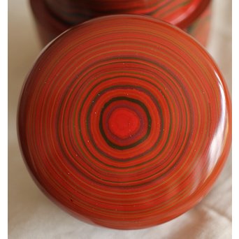 湯浅豊太郎/光悦 堆漆 棗　Q271 