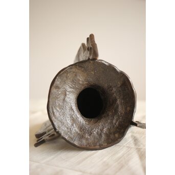 宮田藍堂 蝋型鋳造 うさぎ香炉　M255 