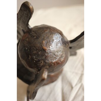 宮田藍堂 蝋型鋳造 うさぎ香炉　M255 