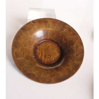 金谷五郎三郎 黄銅鎚起茶托5客　M256 