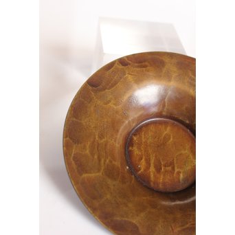 金谷五郎三郎 黄銅鎚起茶托5客　M256 