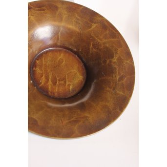 金谷五郎三郎 黄銅鎚起茶托5客　M256 