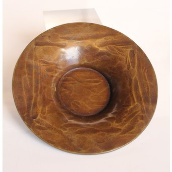 金谷五郎三郎 黄銅鎚起茶托5客　M256 