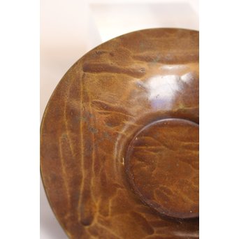 金谷五郎三郎 黄銅鎚起茶托5客　M256 