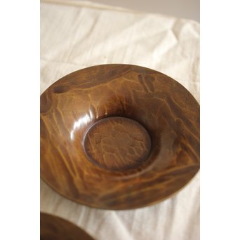 金谷五郎三郎 黄銅鎚起茶托5客　M256 