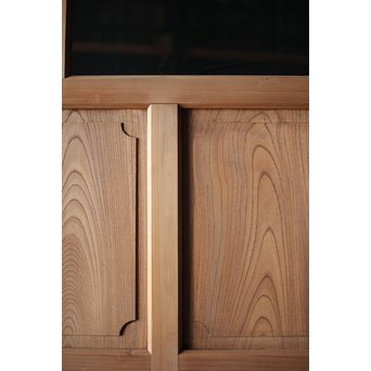 面取欅化粧 クリアガラス戸　GD0035 